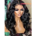 YOOWIGS 13x4 13x6 Deep Parting HD Lace Frontal Wig Body Wave Human Hair Glueless Bleached Knots Long Hairstyles RY133