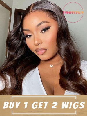YOOWIGS 8*6 007 Lace Wig Summer Sale HD  Lace Frontal Wigs buy one get  two Pre Bleached YL16